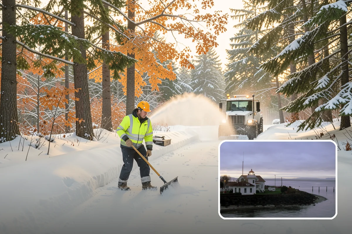 Refreeze Response in Mukilteo, Snohomish County, WA - Evening treatment timed to the forecast overnight freeze