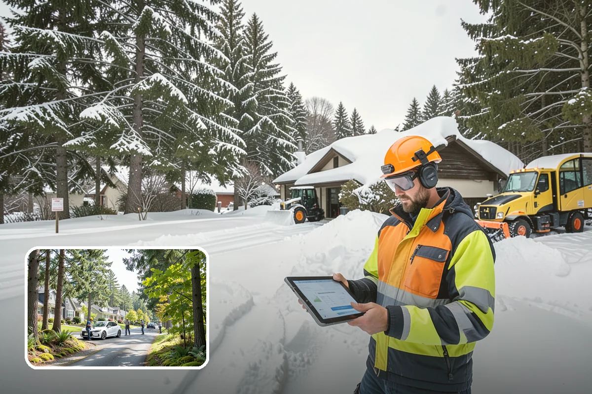 Refreeze Response in Normandy Park, King County, WA - Evening treatment timed to the forecast overnight freeze