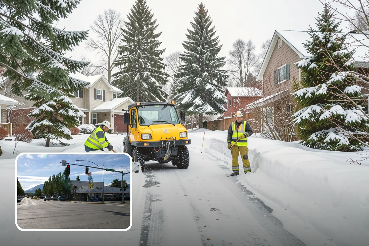 Refreeze Response in North Bend, King County, WA - Evening treatment timed to the forecast overnight freeze