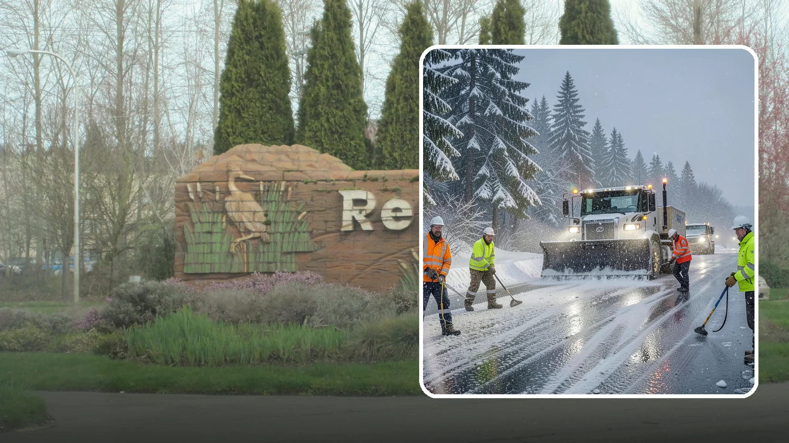 Refreeze Response in Renton, King County, WA - We prevent and treat the overnight refreeze that turns wet Western Washington pavement into ice after dark.