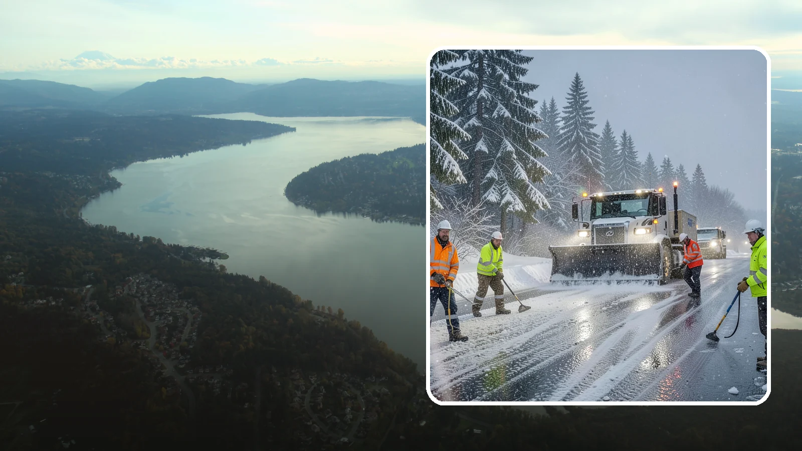 Refreeze Response in Sammamish, King County, WA - We prevent and treat the overnight refreeze that turns wet Western Washington pavement into ice after dark.