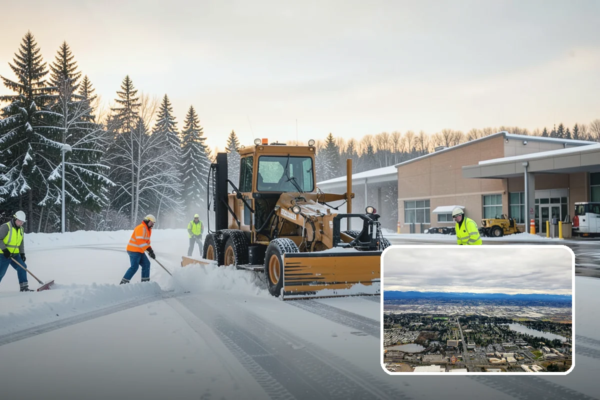 Refreeze Response in SeaTac, King County, WA - Evening treatment timed to the forecast overnight freeze