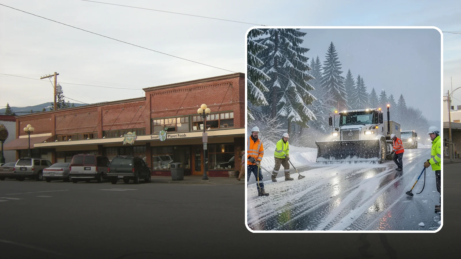 Refreeze Response in Sedro-Woolley, Skagit County, WA - We prevent and treat the overnight refreeze that turns wet Western Washington pavement into ice after dark.