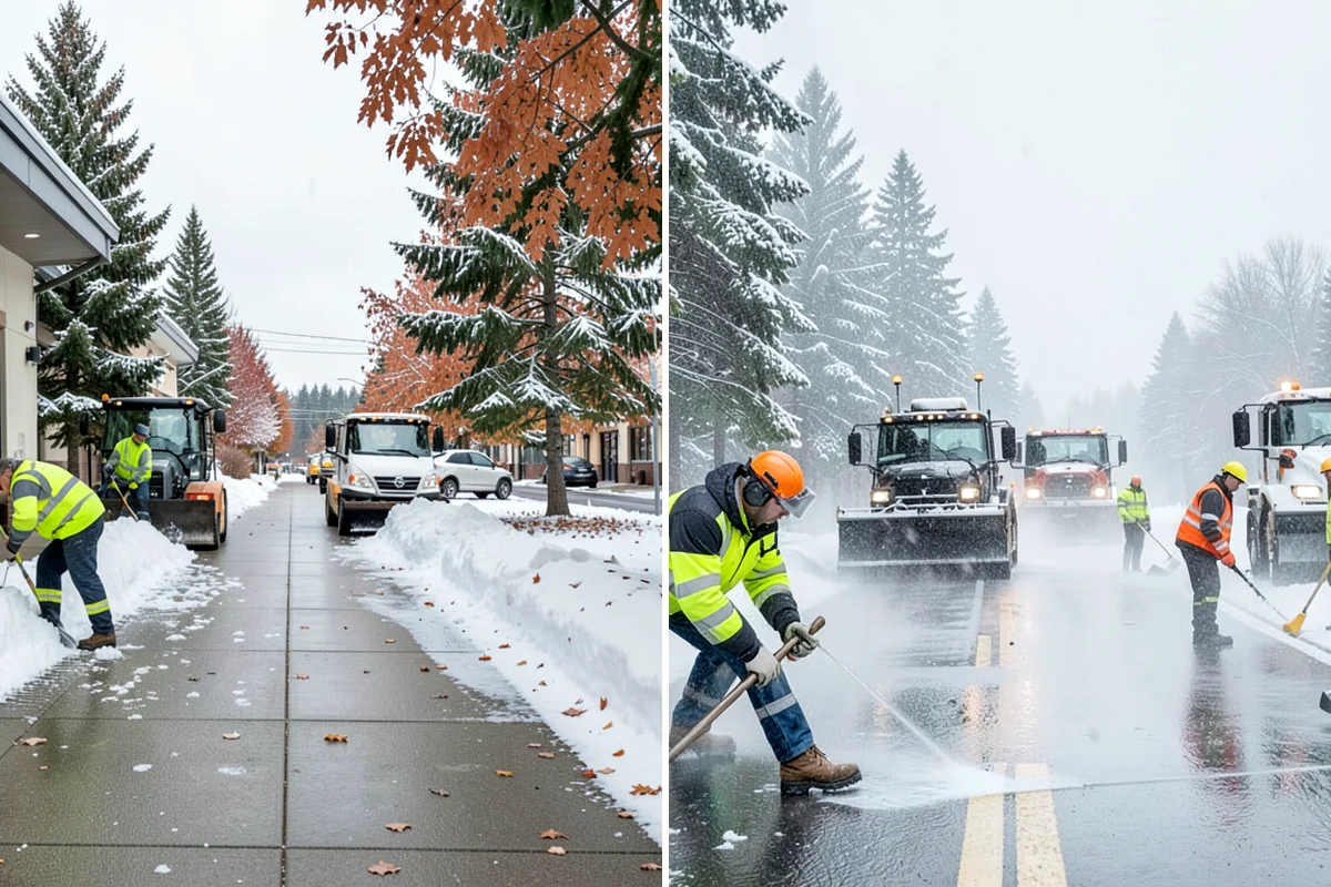 Refreeze Response in Shoreline, King County, WA - Review evening surface moisture and the forecast freeze point