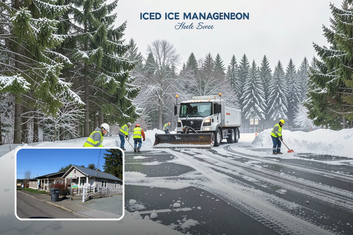 Refreeze Response in South Prairie, Pierce County, WA - Evening treatment timed to the forecast overnight freeze
