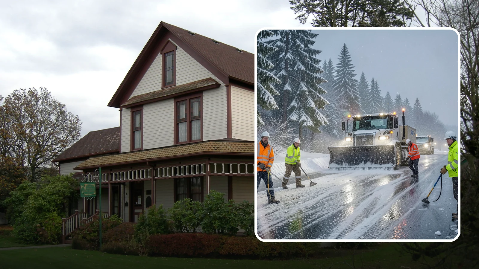 Refreeze Response in Sumner, Pierce County, WA - We prevent and treat the overnight refreeze that turns wet Western Washington pavement into ice after dark.
