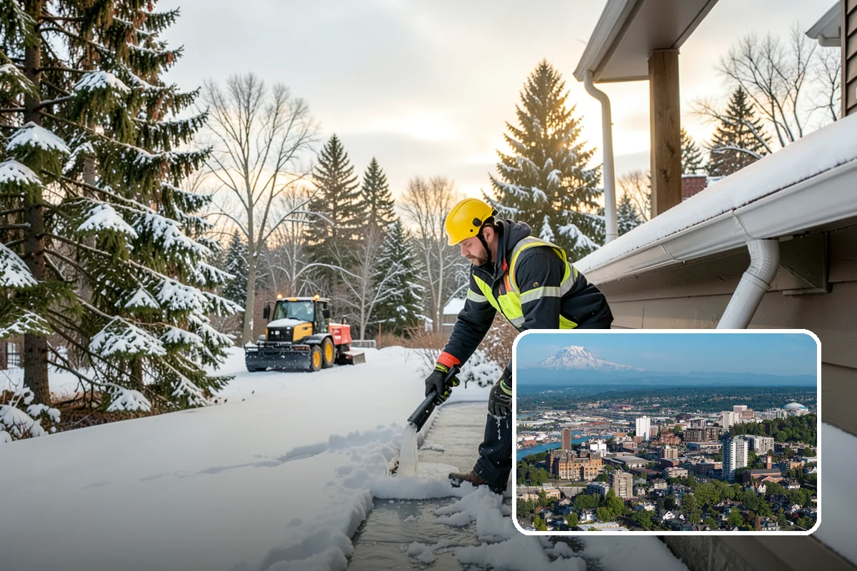 Refreeze Response in Tacoma, Pierce County, WA - Evening treatment timed to the forecast overnight freeze