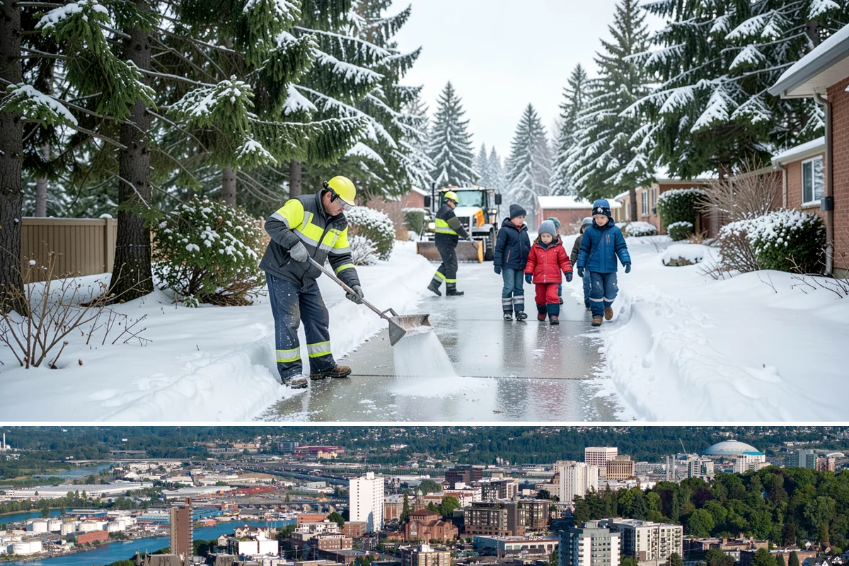 Refreeze Response in Tacoma, Pierce County, WA - Refreeze response is essential from November through March whenever damp lowland surfaces face clearing skies and a nighttime...