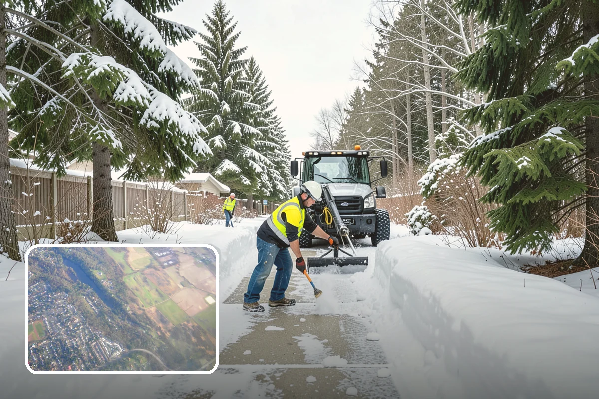 Rental Property Snow Removal in Algona, King County, WA - Reduces landlord liability from slip-and-fall claims