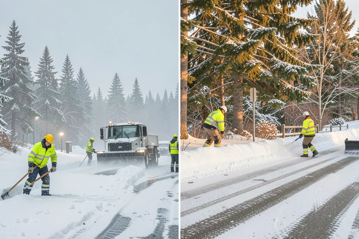 Rental Property Snow Removal in Anacortes, Skagit County, WA - We inventory the walkways, drives, and entries to service