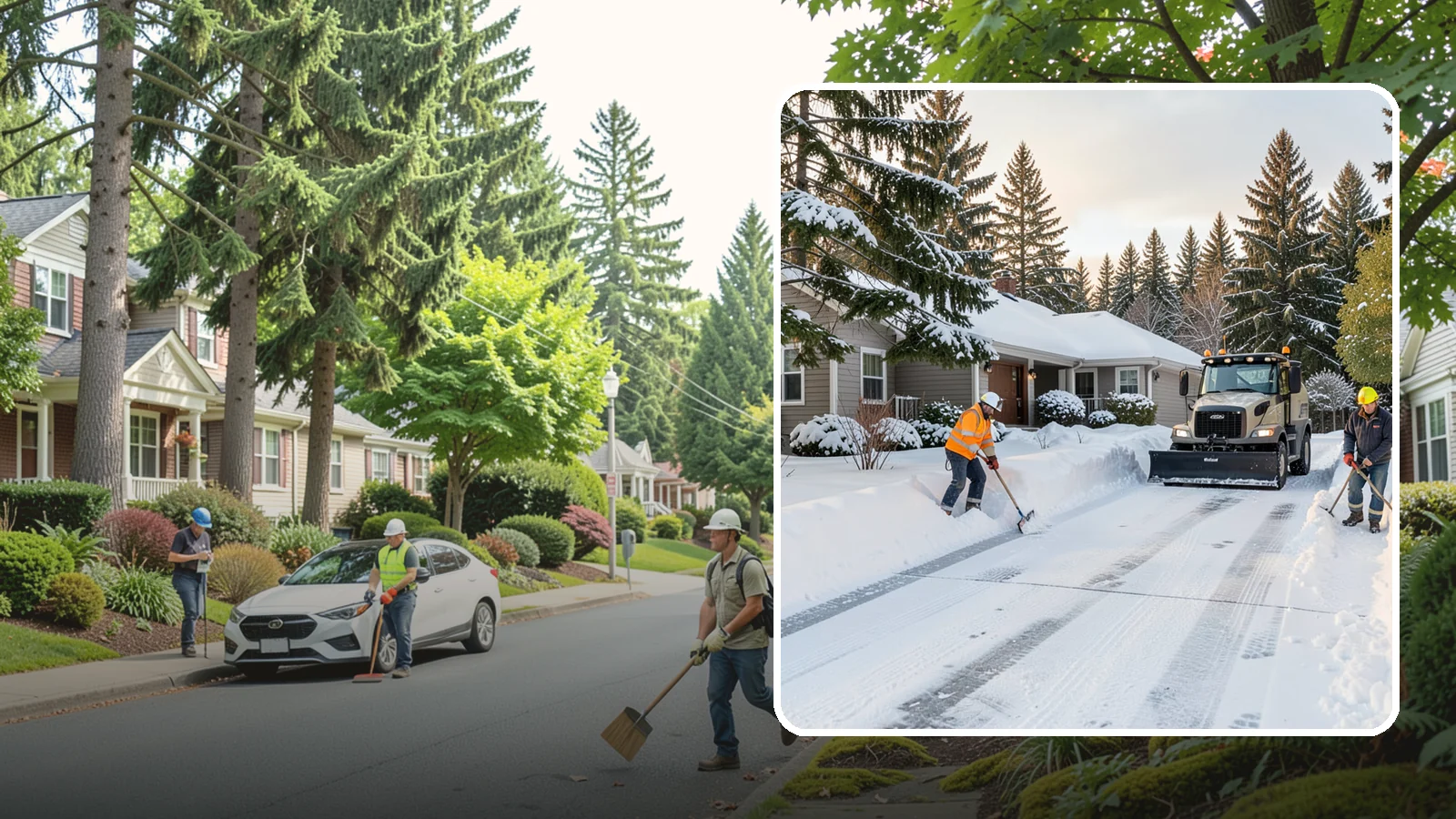 Rental Property Snow Removal in Beaux Arts Village, King County, WA - We handle snow and ice for Western Washington rental properties so owners stay compliant and tenants stay safe.