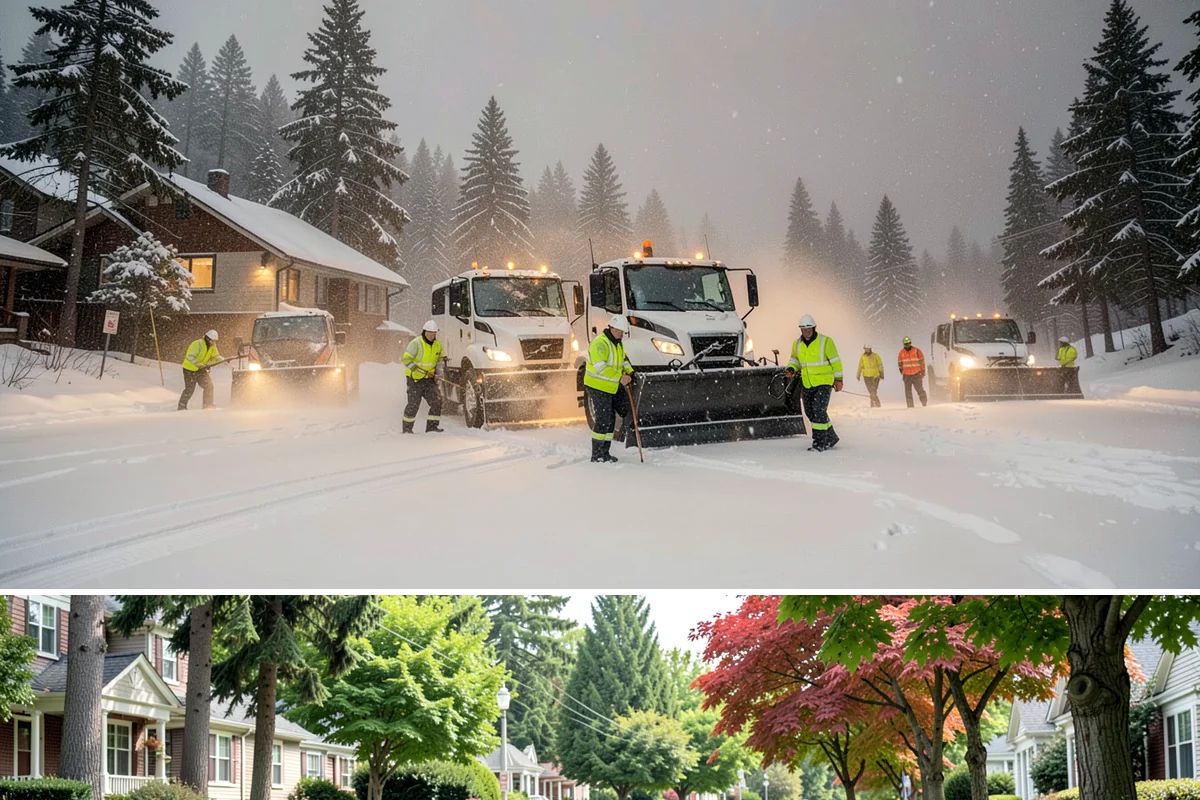 Rental Property Snow Removal in Beaux Arts Village, King County, WA - Rental properties need prompt clearing with every snowfall and reliable treatment through the freeze-thaw cycles typical of our...