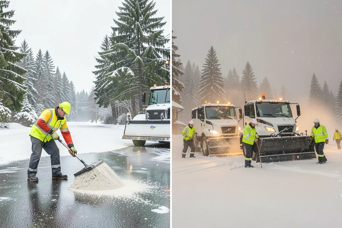 Rental Property Snow Removal in Black Diamond, King County, WA - We inventory the walkways, drives, and entries to service