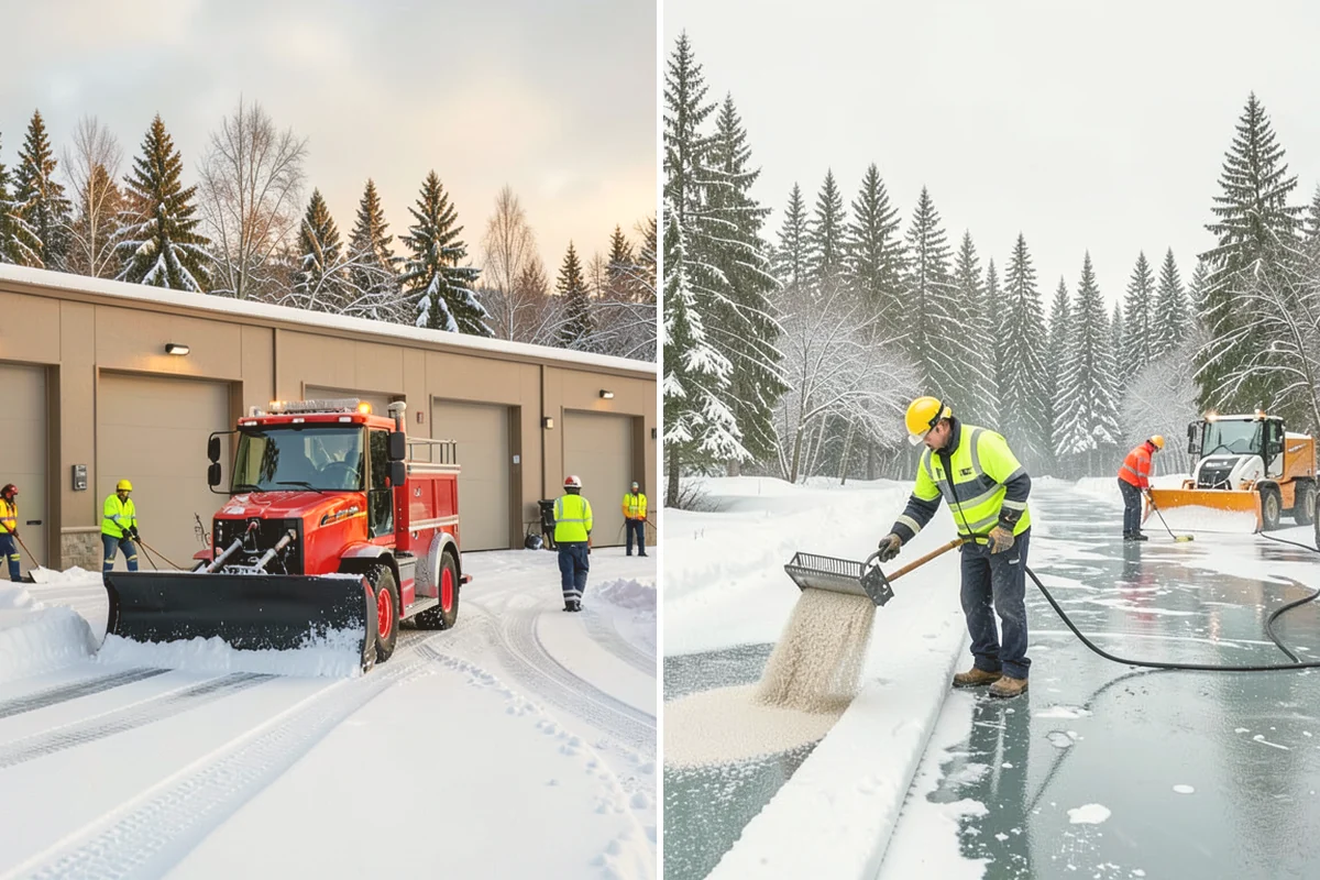 Rental Property Snow Removal in Bothell, King County, WA - We inventory the walkways, drives, and entries to service