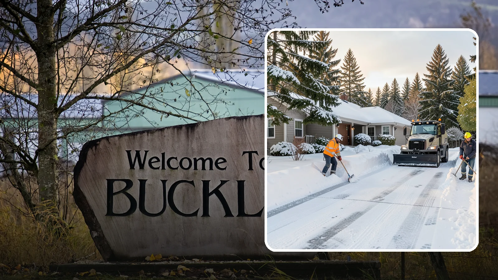 Rental Property Snow Removal in Buckley, Pierce County, WA - We handle snow and ice for Western Washington rental properties so owners stay compliant and tenants stay safe.