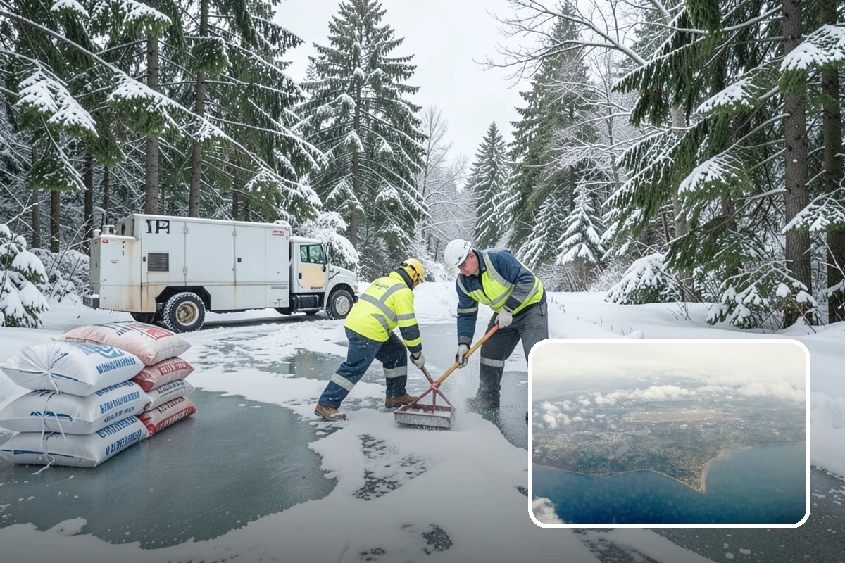 Rental Property Snow Removal in Burien, King County, WA - Reduces landlord liability from slip-and-fall claims