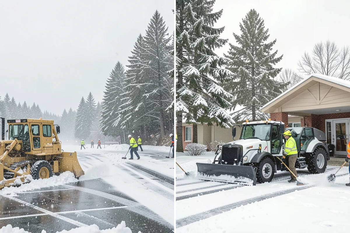 Rental Property Snow Removal in Burlington, Skagit County, WA - We inventory the walkways, drives, and entries to service