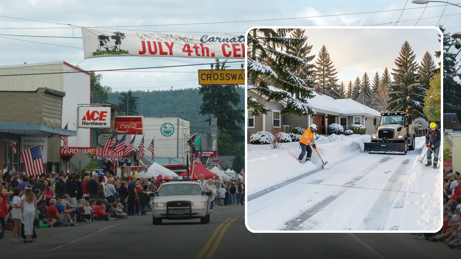 Rental Property Snow Removal in Carnation, King County, WA - We handle snow and ice for Western Washington rental properties so owners stay compliant and tenants stay safe.