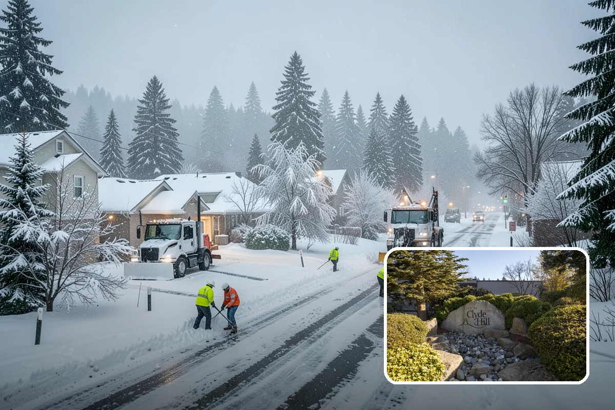 Rental Property Snow Removal in Clyde Hill, King County, WA - Reduces landlord liability from slip-and-fall claims