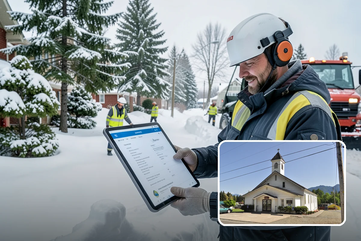 Rental Property Snow Removal in Concrete, Skagit County, WA - Reduces landlord liability from slip-and-fall claims