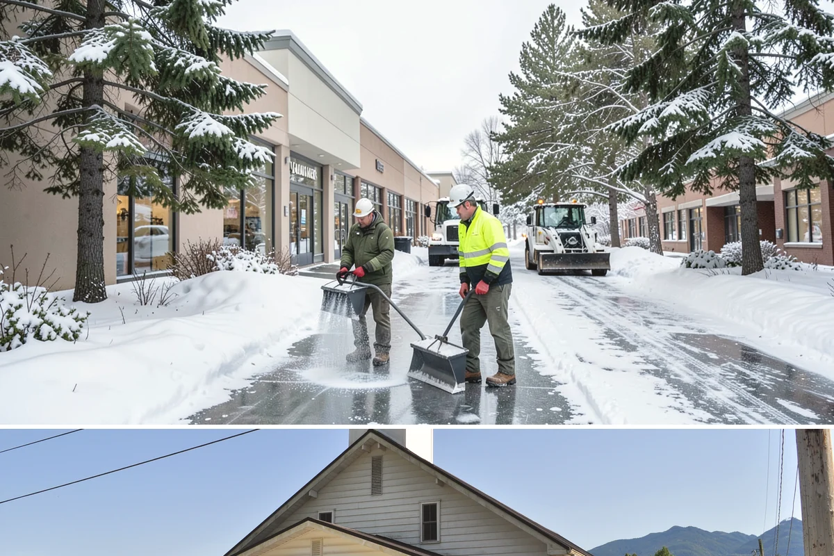 Rental Property Snow Removal in Concrete, Skagit County, WA - Rental properties need prompt clearing with every snowfall and reliable treatment through the freeze-thaw cycles typical of our...
