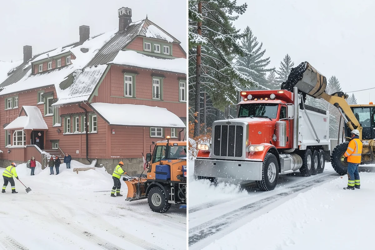 Rental Property Snow Removal in Coupeville, Island County, WA - We inventory the walkways, drives, and entries to service