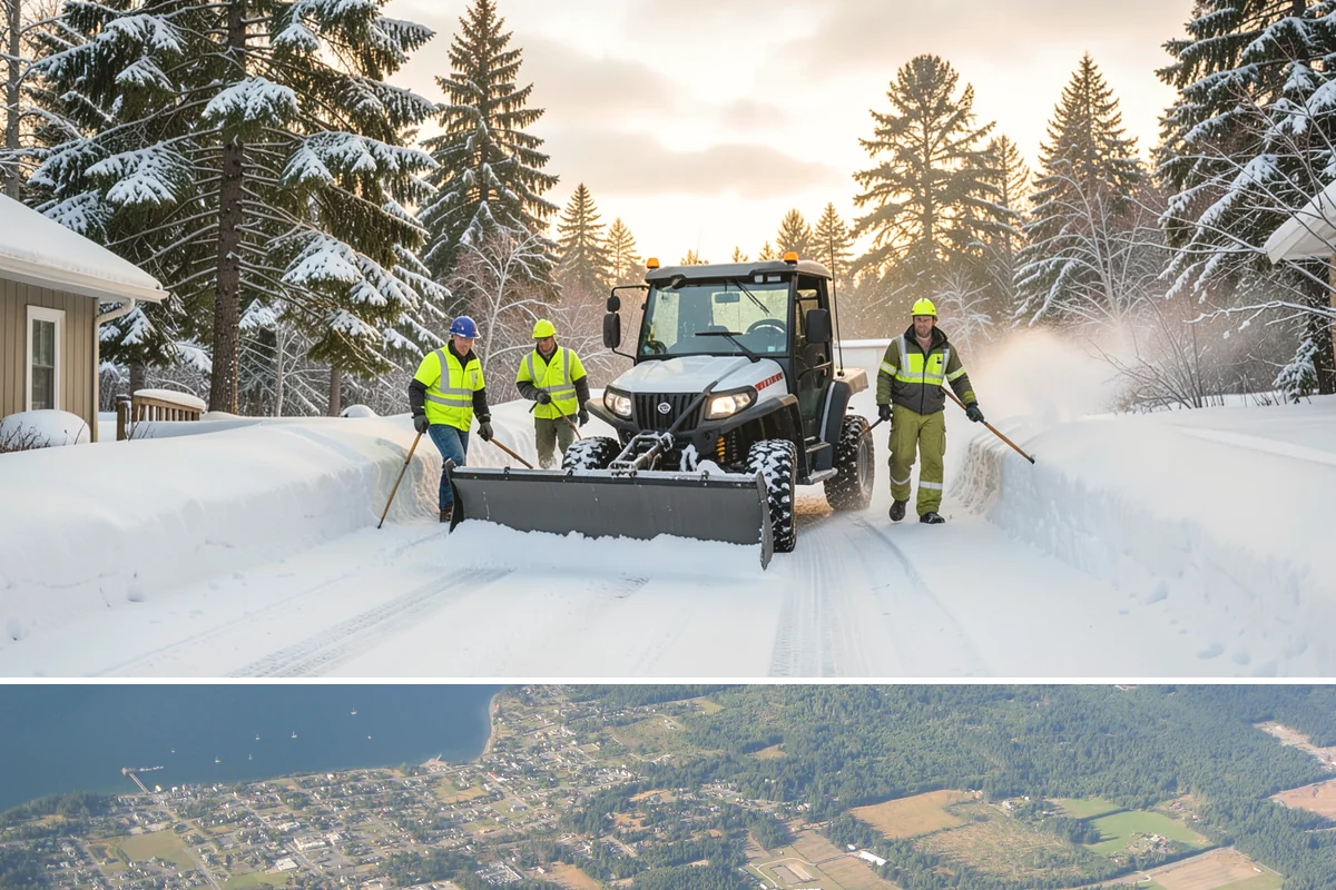 Rental Property Snow Removal in Coupeville, Island County, WA - Rental properties need prompt clearing with every snowfall and reliable treatment through the freeze-thaw cycles typical of our...