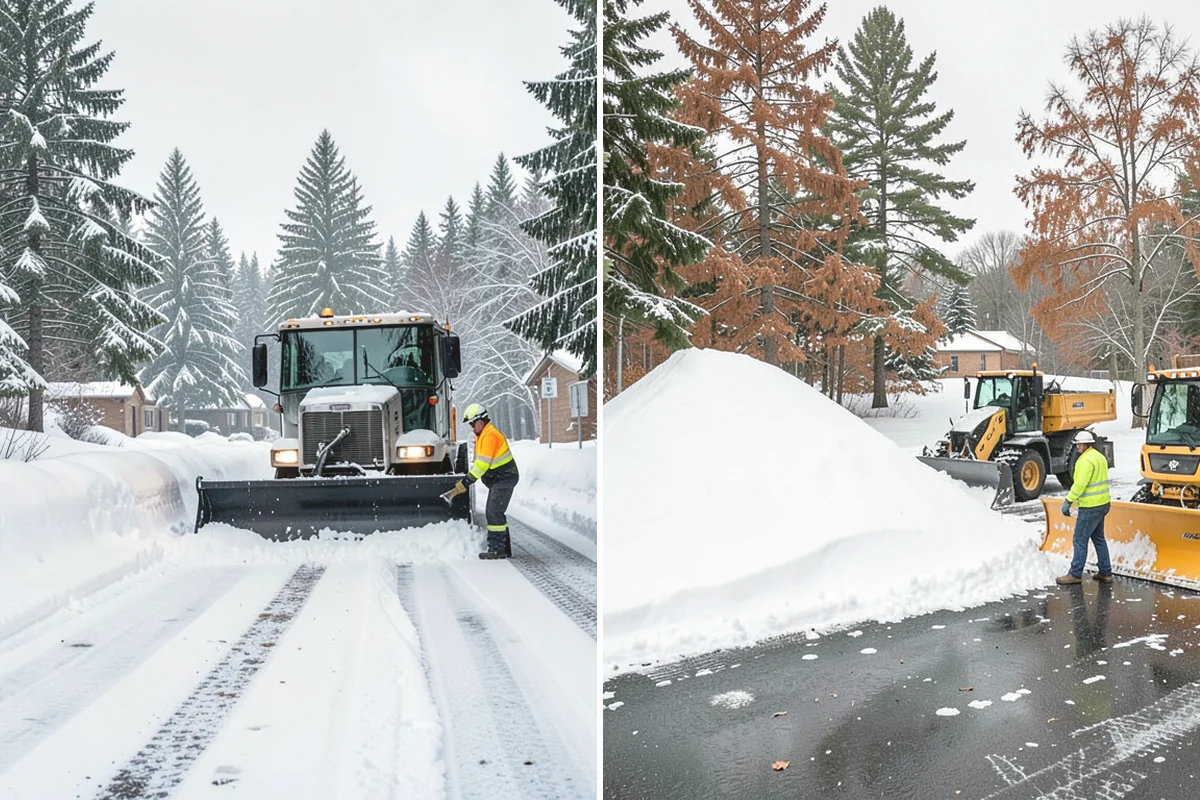 Rental Property Snow Removal in Covington, King County, WA - We inventory the walkways, drives, and entries to service