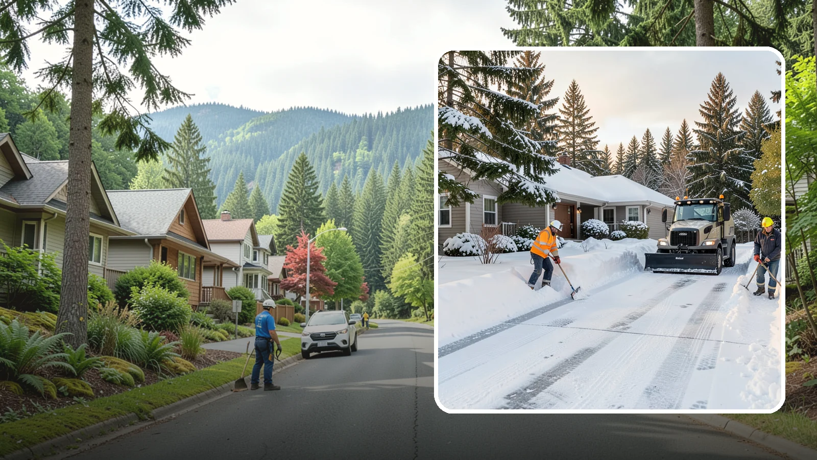 Rental Property Snow Removal in Darrington, Snohomish County, WA - We handle snow and ice for Western Washington rental properties so owners stay compliant and tenants stay safe.