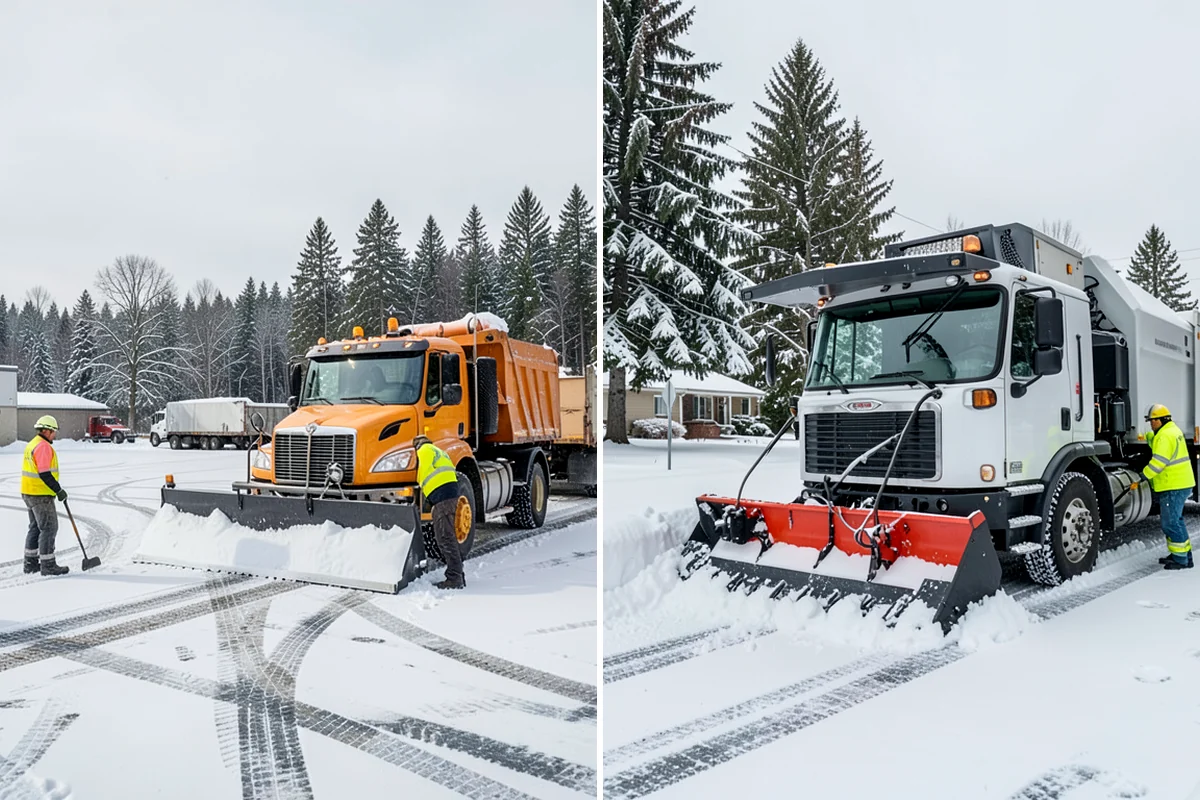 Rental Property Snow Removal in DuPont, Pierce County, WA - We inventory the walkways, drives, and entries to service