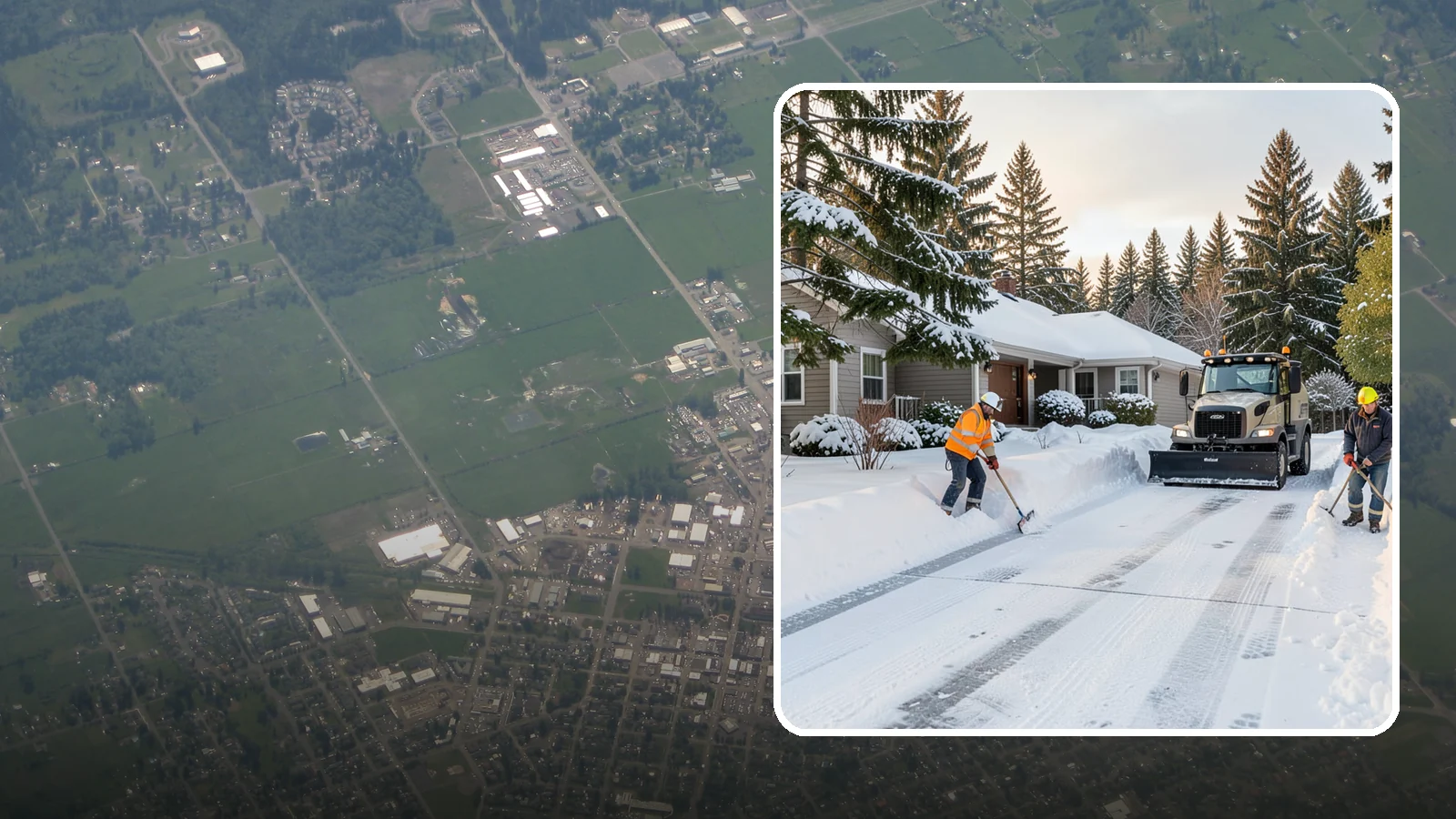 Rental Property Snow Removal in Enumclaw, King County, WA - We handle snow and ice for Western Washington rental properties so owners stay compliant and tenants stay safe.