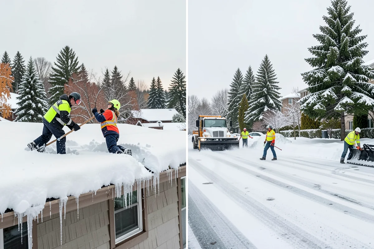 Rental Property Snow Removal in Enumclaw, King County, WA - We inventory the walkways, drives, and entries to service