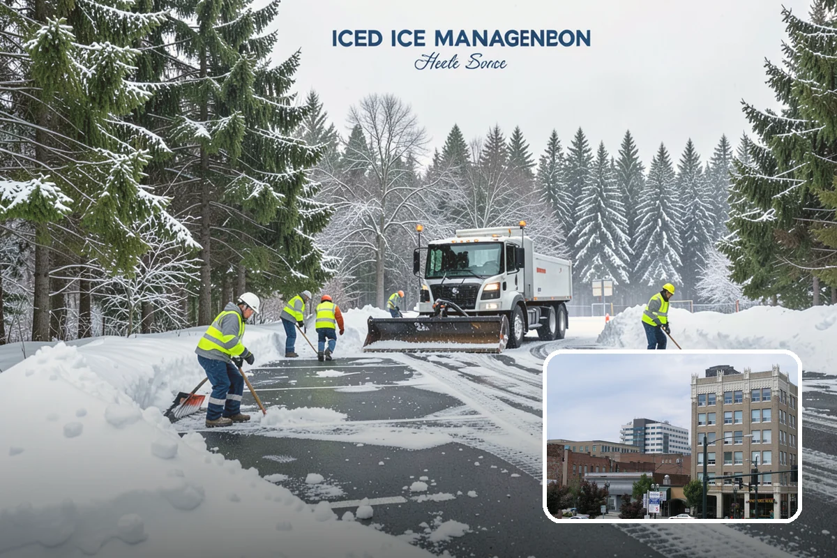 Rental Property Snow Removal in Everett, Snohomish County, WA - Reduces landlord liability from slip-and-fall claims