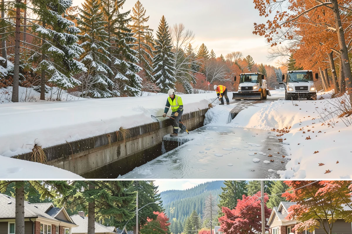 Rental Property Snow Removal in Hunts Point, King County, WA - Rental properties need prompt clearing with every snowfall and reliable treatment through the freeze-thaw cycles typical of our...