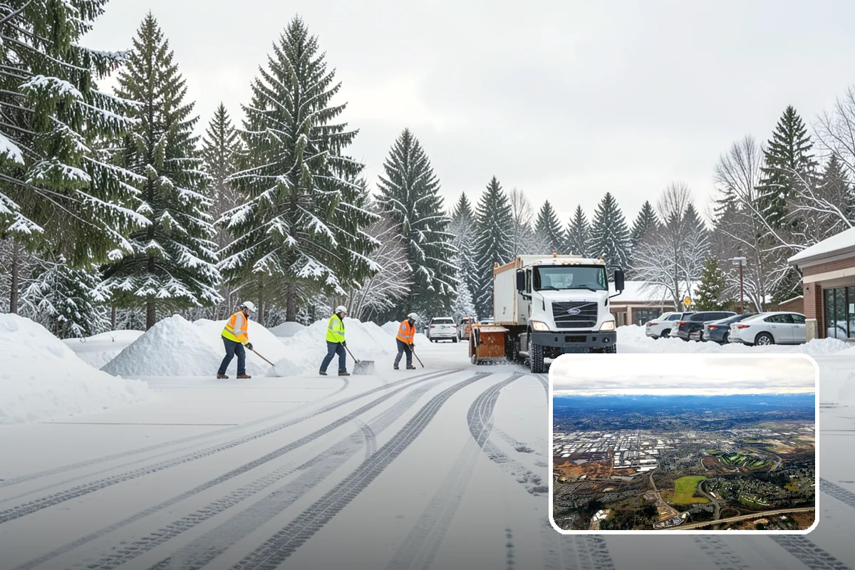 Rental Property Snow Removal in Kent, King County, WA - Reduces landlord liability from slip-and-fall claims