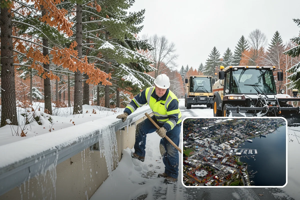 Rental Property Snow Removal in Kirkland, King County, WA - Reduces landlord liability from slip-and-fall claims