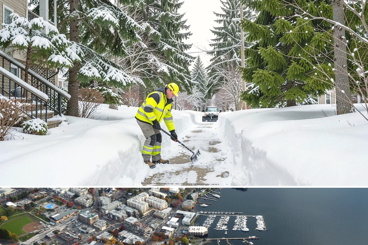 Rental Property Snow Removal in Kirkland, King County, WA - Rental properties need prompt clearing with every snowfall and reliable treatment through the freeze-thaw cycles typical of our...