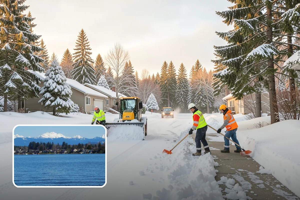 Rental Property Snow Removal in Lake Stevens, Snohomish County, WA - Reduces landlord liability from slip-and-fall claims