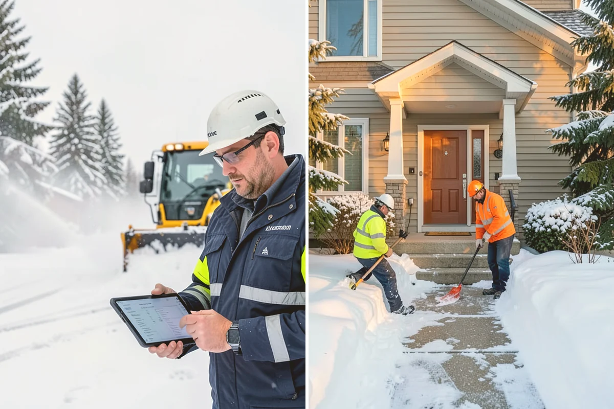 Rental Property Snow Removal in Langley, Island County, WA - We inventory the walkways, drives, and entries to service