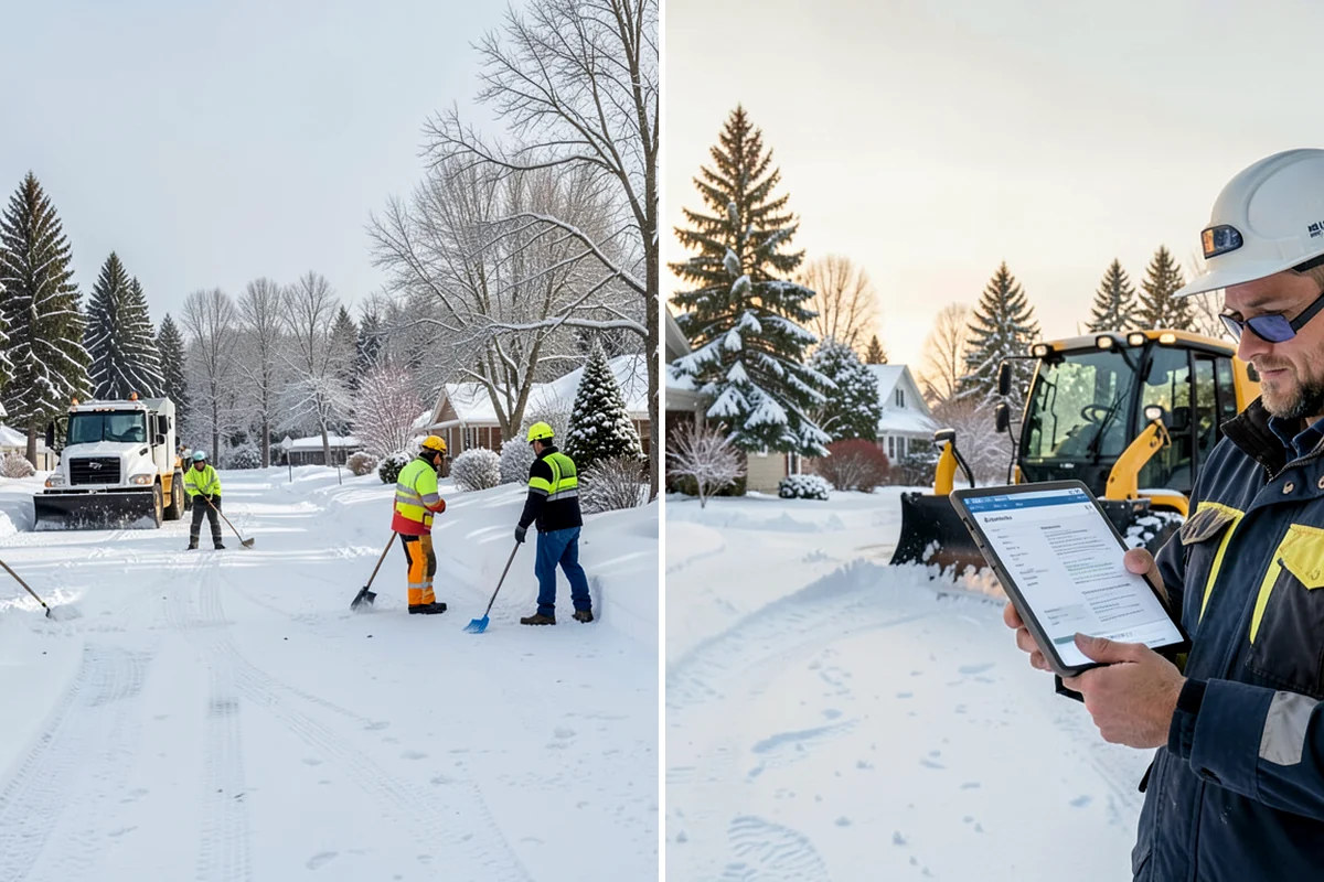 Rental Property Snow Removal in Lyman, Skagit County, WA - We inventory the walkways, drives, and entries to service