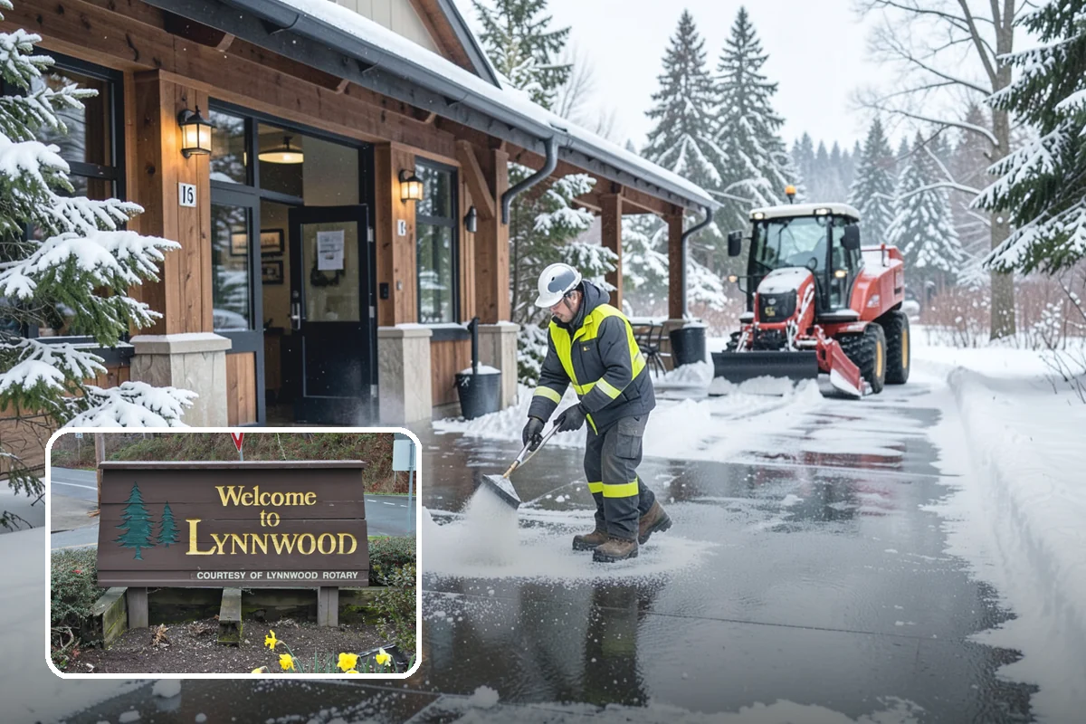 Rental Property Snow Removal in Lynnwood, Snohomish County, WA - Reduces landlord liability from slip-and-fall claims