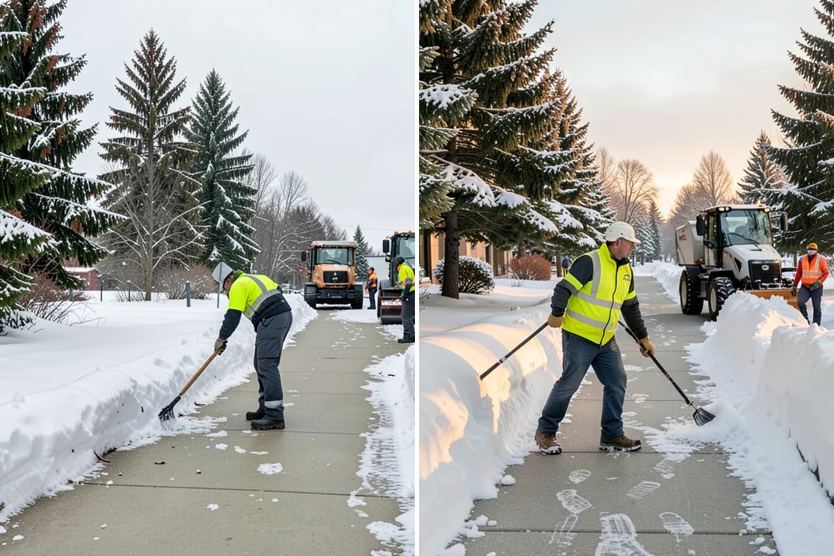 Rental Property Snow Removal in Maple Valley, King County, WA - We inventory the walkways, drives, and entries to service