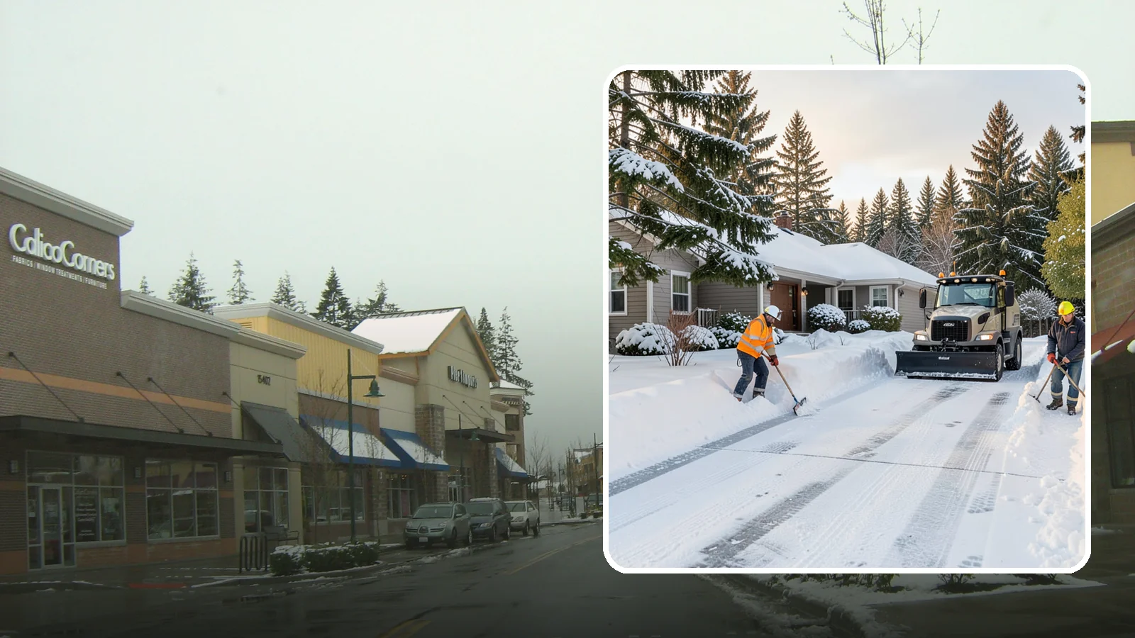 Rental Property Snow Removal in Mill Creek, Snohomish County, WA - We handle snow and ice for Western Washington rental properties so owners stay compliant and tenants stay safe.