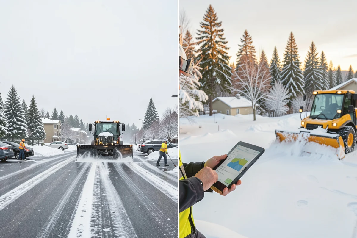 Rental Property Snow Removal in Mill Creek, Snohomish County, WA - We inventory the walkways, drives, and entries to service