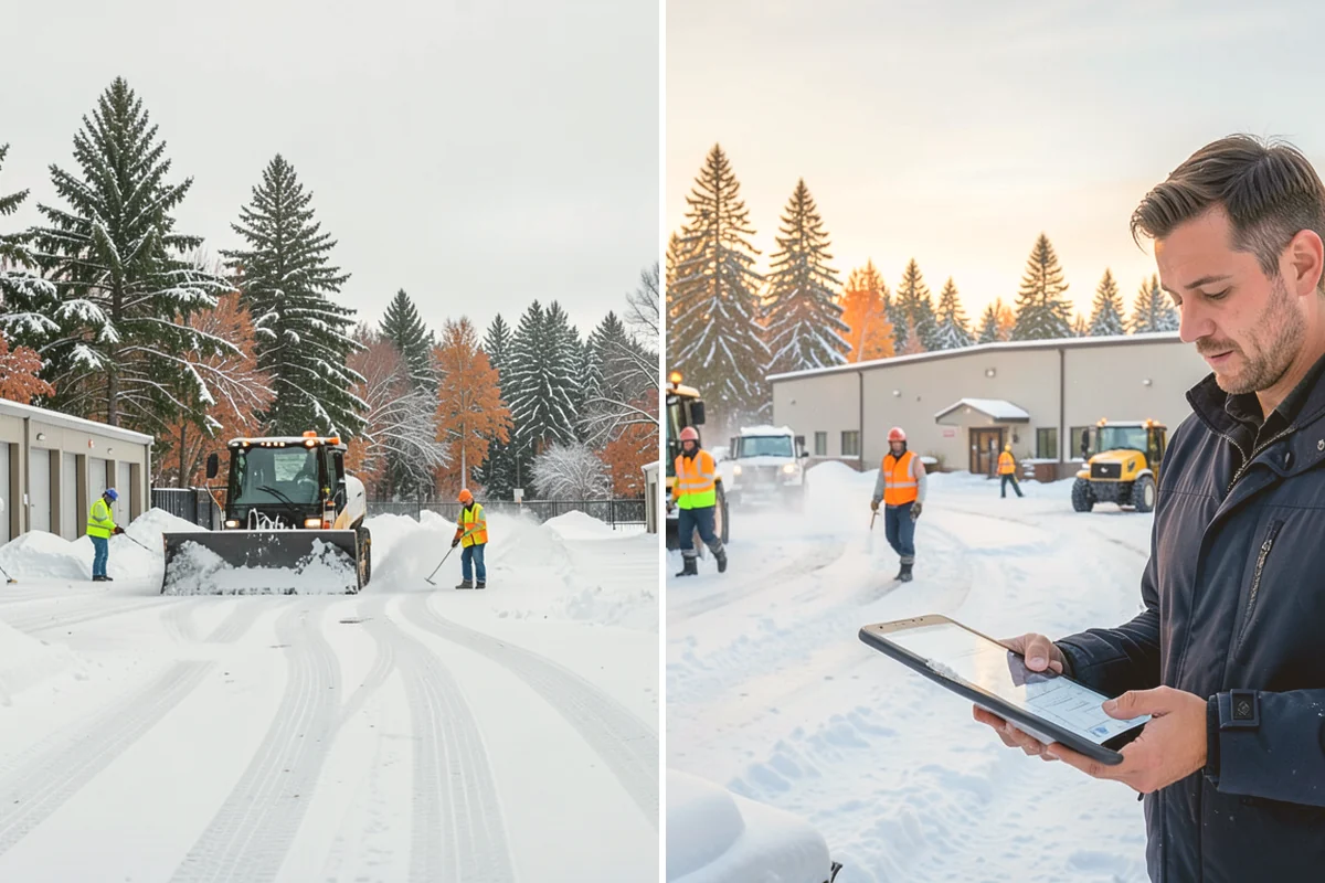 Rental Property Snow Removal in Milton, King County, WA - We inventory the walkways, drives, and entries to service