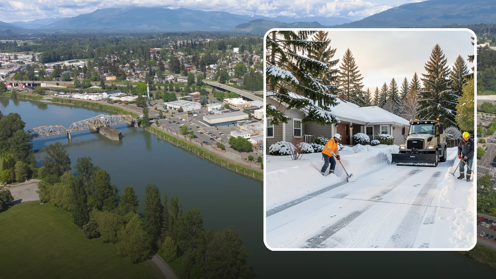 Rental Property Snow Removal in Mount Vernon, Skagit County, WA - We handle snow and ice for Western Washington rental properties so owners stay compliant and tenants stay safe.
