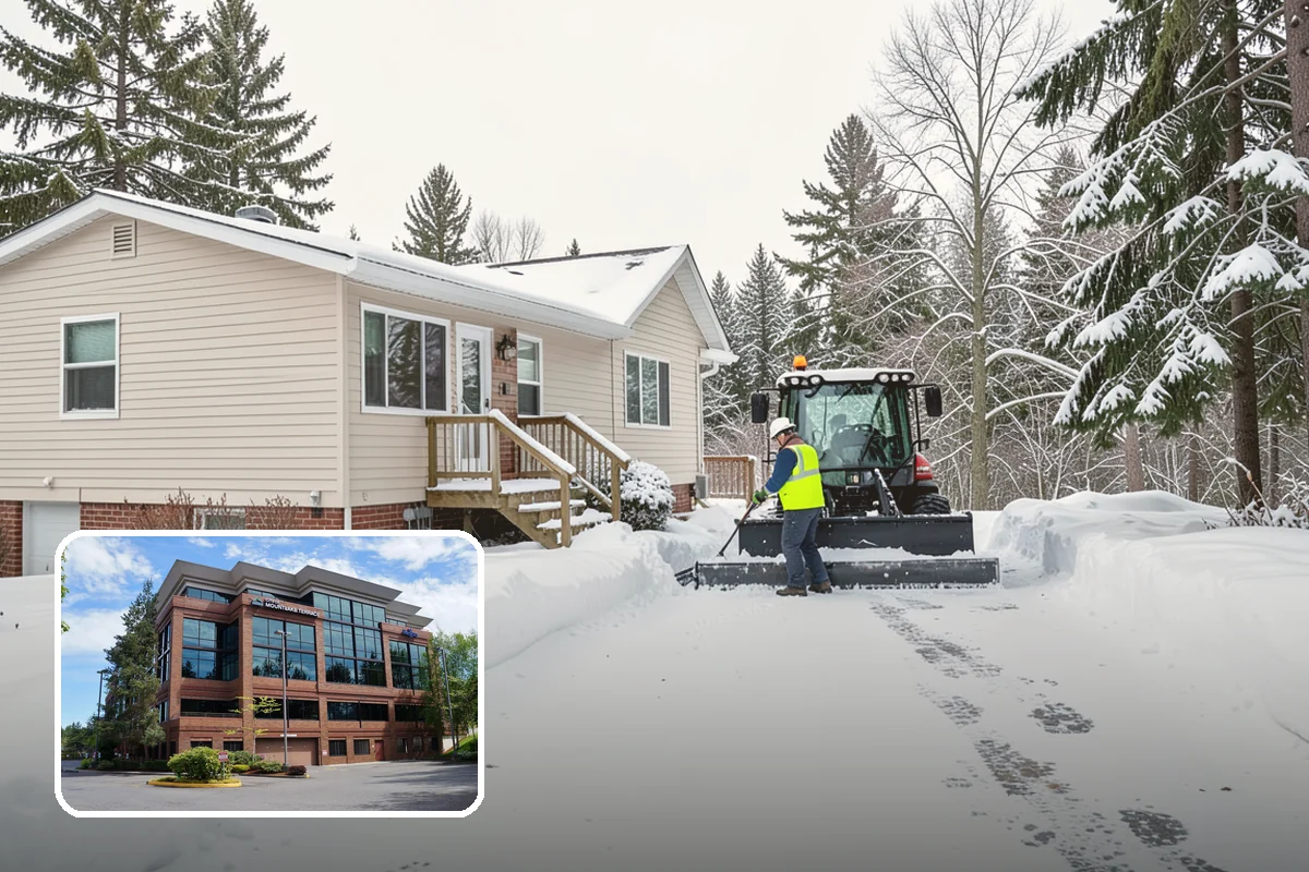Rental Property Snow Removal in Mountlake Terrace, Snohomish County, WA - Reduces landlord liability from slip-and-fall claims