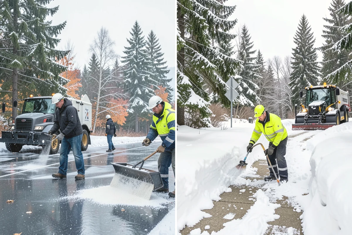 Rental Property Snow Removal in Mountlake Terrace, Snohomish County, WA - We inventory the walkways, drives, and entries to service