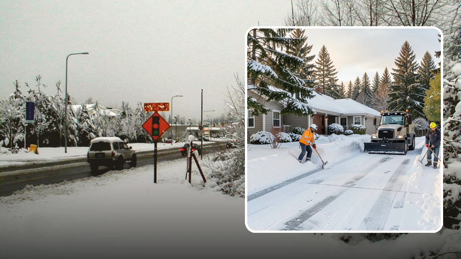 Rental Property Snow Removal in Newcastle, King County, WA - We handle snow and ice for Western Washington rental properties so owners stay compliant and tenants stay safe.