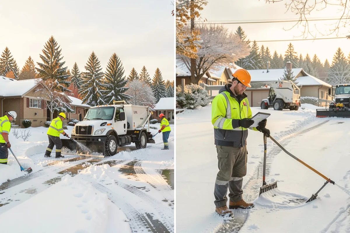 Rental Property Snow Removal in Newcastle, King County, WA - We inventory the walkways, drives, and entries to service